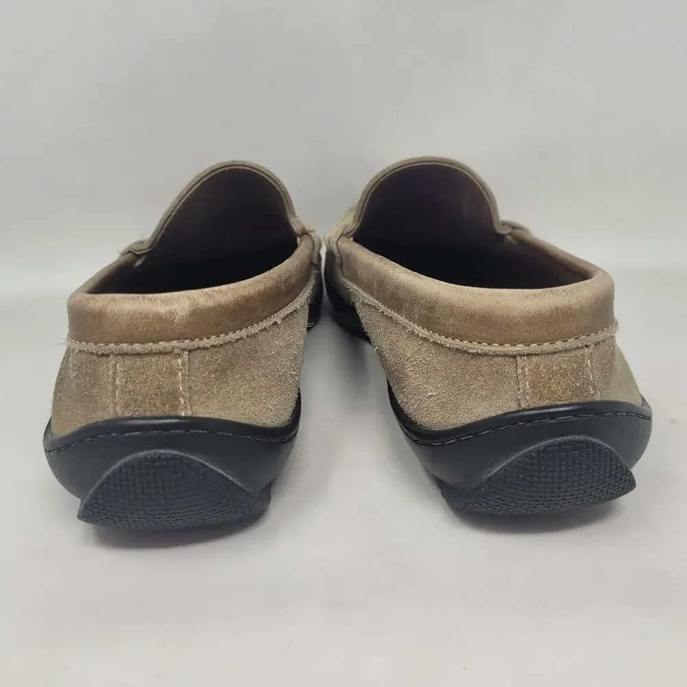 Alden Cape Cod Collection Loafers 9.5W Beige Suede Leather Casual Slip On Preppy